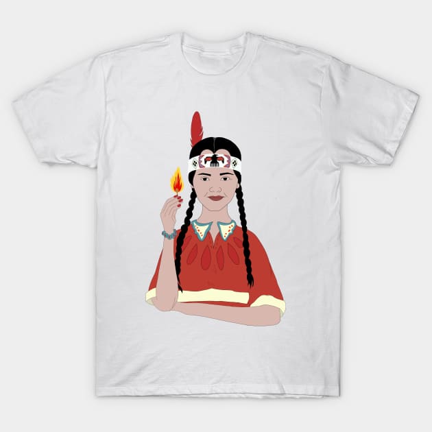 Wednesday Addams T-Shirt by Olly Illustrated